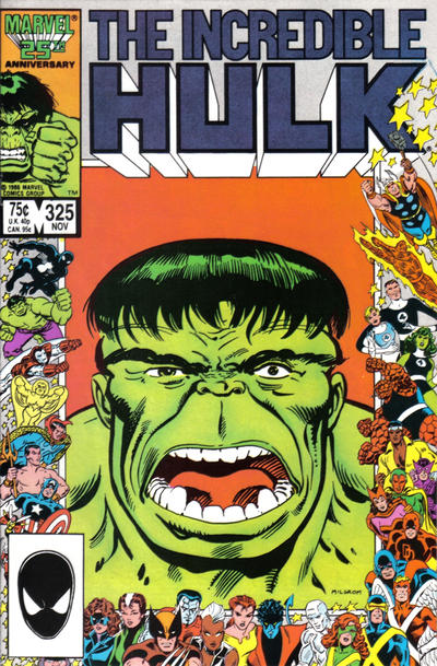 Cover for The Incredible Hulk (Marvel, 1968 series) #325 [Direct]