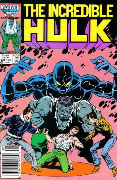 Cover for The Incredible Hulk (Marvel, 1968 series) #328 [Newsstand]