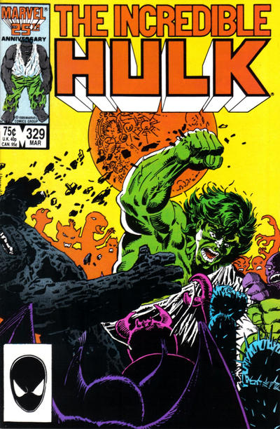 Cover for The Incredible Hulk (Marvel, 1968 series) #329 [Direct]
