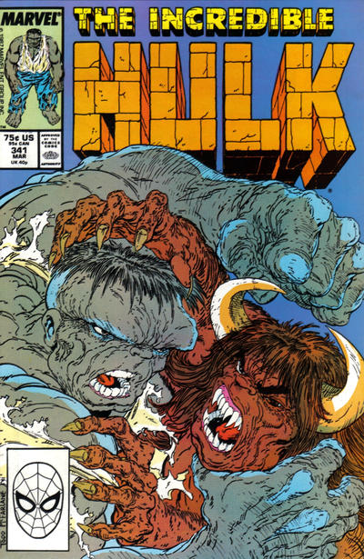 Cover for The Incredible Hulk (Marvel, 1968 series) #341 [Direct]
