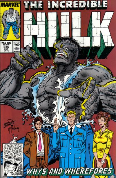 Cover for The Incredible Hulk (Marvel, 1968 series) #346 [Direct]
