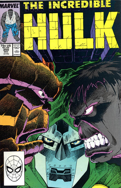 Cover for The Incredible Hulk (Marvel, 1968 series) #350 [Direct]
