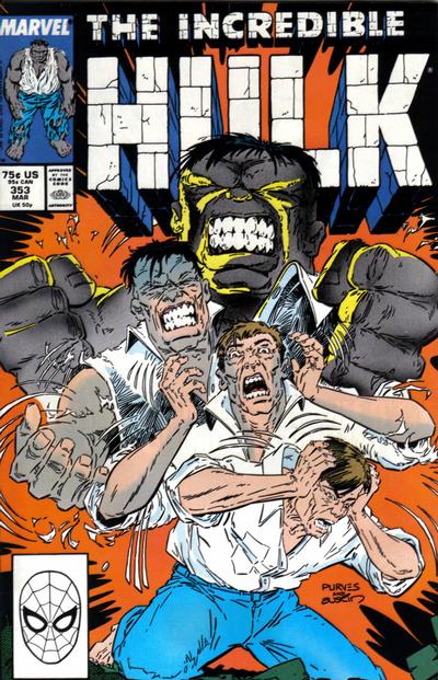 Cover for The Incredible Hulk (Marvel, 1968 series) #353 [Direct]