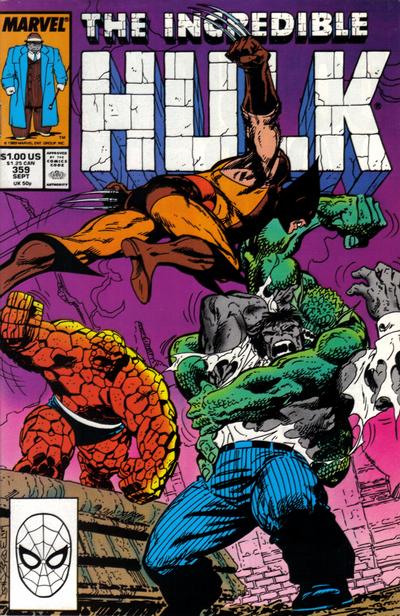 Cover for The Incredible Hulk (Marvel, 1968 series) #359 [Direct]