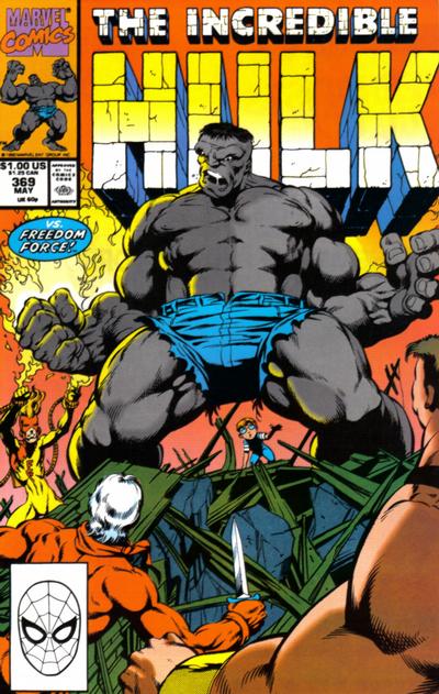 Cover for The Incredible Hulk (Marvel, 1968 series) #369 [Direct]