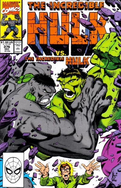 Cover for The Incredible Hulk (Marvel, 1968 series) #376 [Direct]
