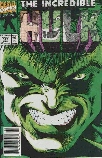 Cover for The Incredible Hulk (Marvel, 1968 series) #379 [Newsstand]