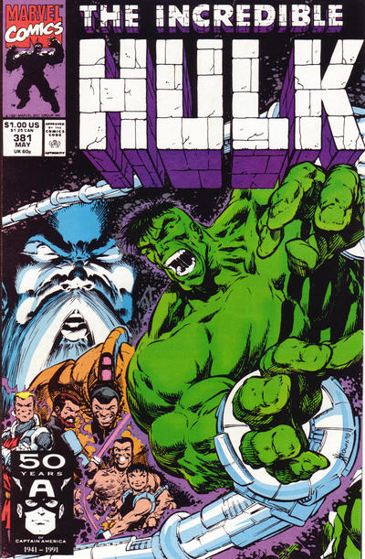 Cover for The Incredible Hulk (Marvel, 1968 series) #381 [Direct]