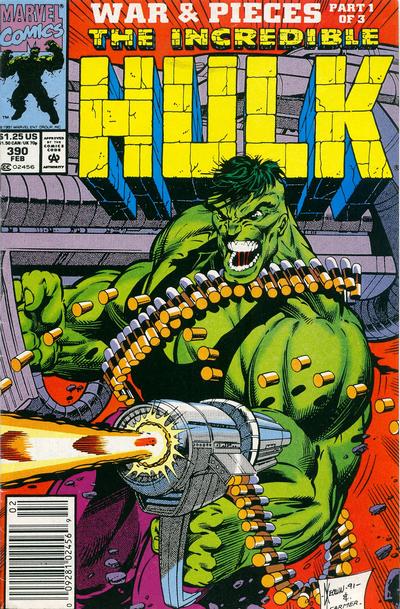 Cover for The Incredible Hulk (Marvel, 1968 series) #390 [Newsstand]