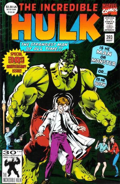 Cover for The Incredible Hulk (Marvel, 1968 series) #393 [Direct]