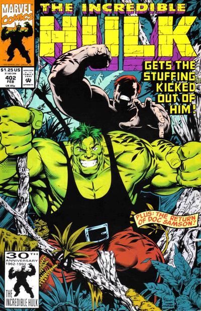 Cover for The Incredible Hulk (Marvel, 1968 series) #402 [Direct]