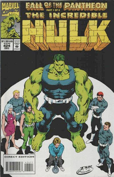 Cover for The Incredible Hulk (Marvel, 1968 series) #424 [Direct Edition]