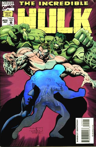 Cover for The Incredible Hulk (Marvel, 1968 series) #425 [Direct Edition]