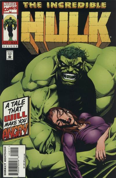 Cover for The Incredible Hulk (Marvel, 1968 series) #429 [Deluxe Direct Edition]
