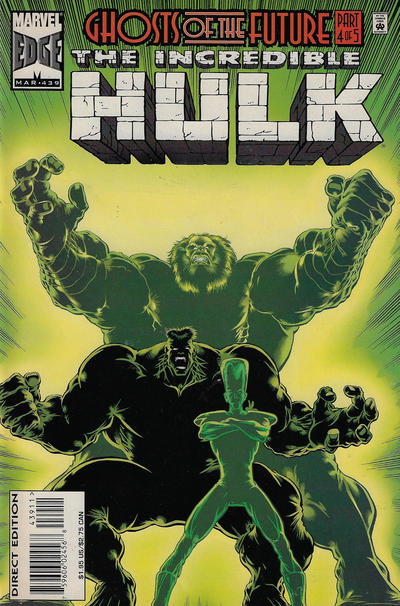 Cover for The Incredible Hulk (Marvel, 1968 series) #439 [Direct Edition]