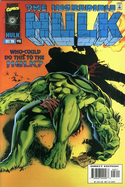 Cover for The Incredible Hulk (Marvel, 1968 series) #448 [Direct Edition]