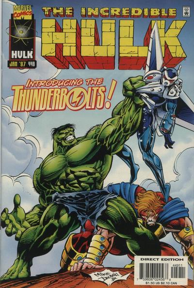 Cover for The Incredible Hulk (Marvel, 1968 series) #449 [Direct Edition]