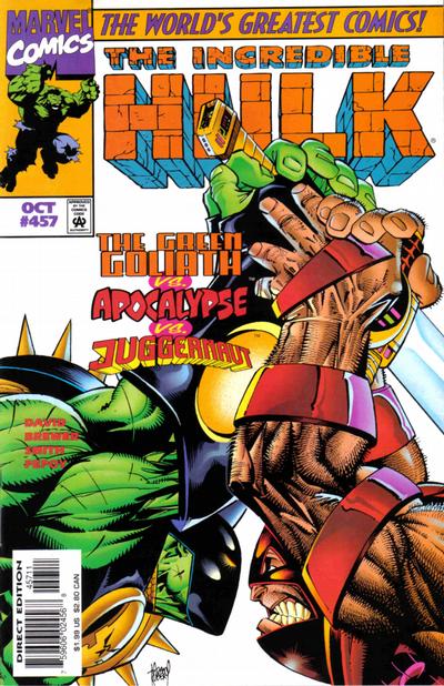 Cover for The Incredible Hulk (Marvel, 1968 series) #457 [Direct Edition]