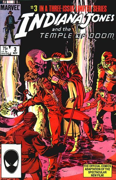 Cover for Indiana Jones and the Temple of Doom (Marvel, 1984 series) #3 [Direct]
