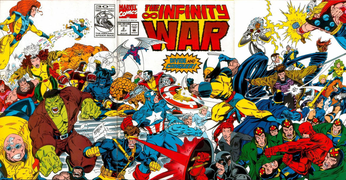 Cover for The Infinity War (Marvel, 1992 series) #2 [Direct]