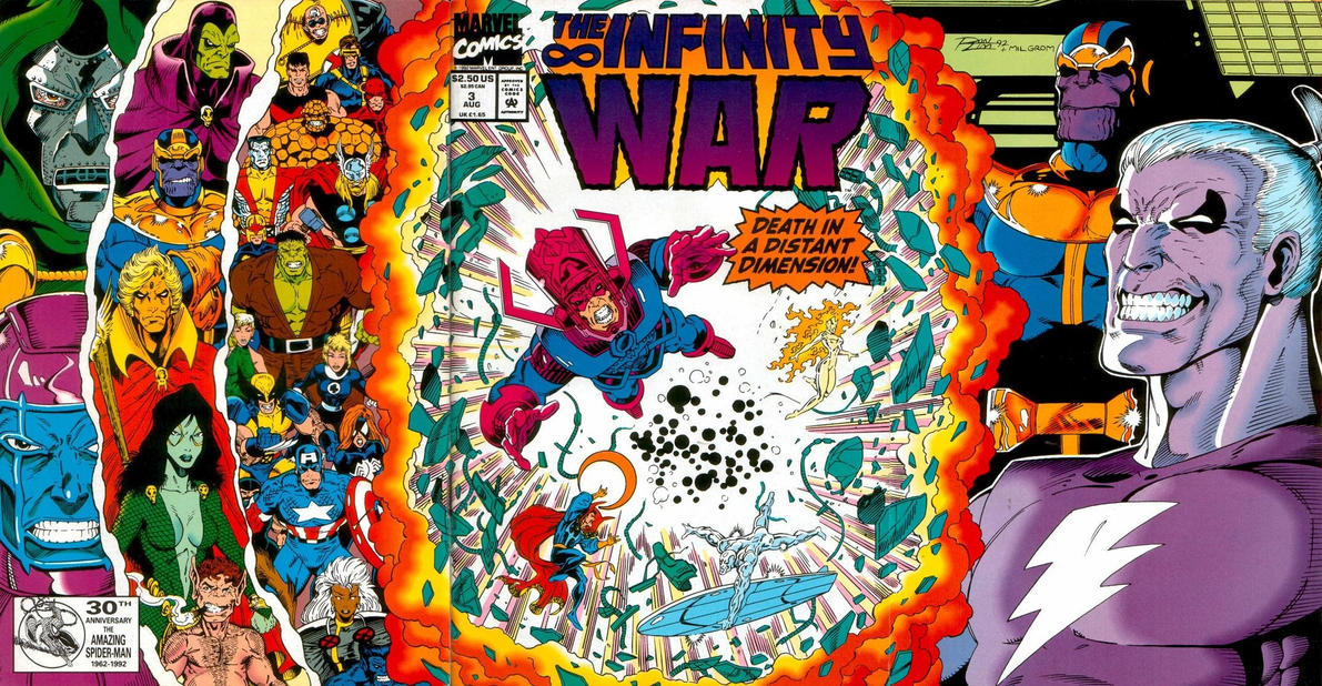 Cover for The Infinity War (Marvel, 1992 series) #3 [Direct]