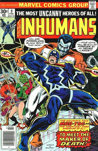 Cover for The Inhumans (Marvel, 1975 series) #9 [Regular Edition]