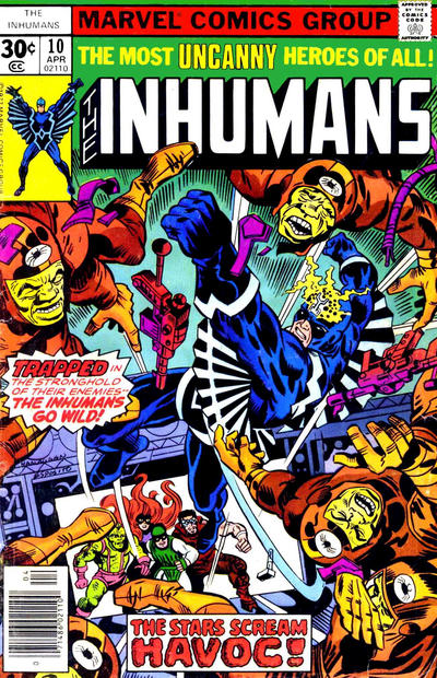 Cover for The Inhumans (Marvel, 1975 series) #10