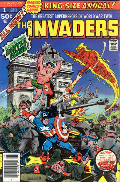 Cover for The Invaders Annual (Marvel, 1977 series) #1