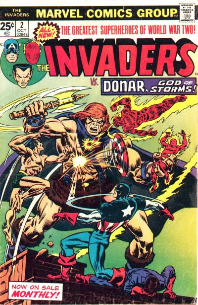 Cover for The Invaders (Marvel, 1975 series) #2