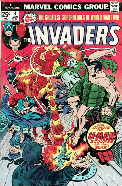 Cover for The Invaders (Marvel, 1975 series) #4