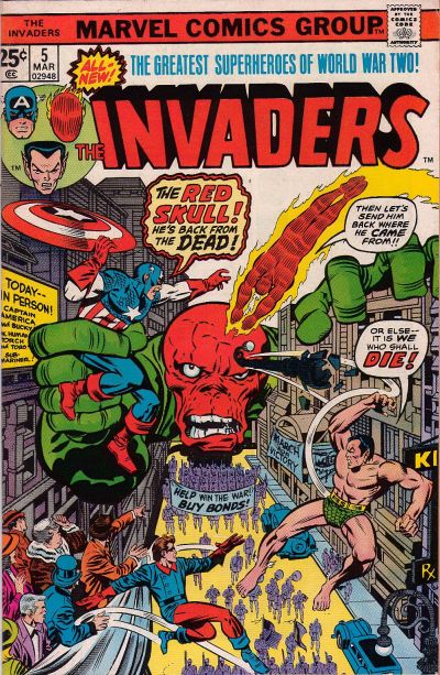 Cover for The Invaders (Marvel, 1975 series) #5 [Regular Edition]