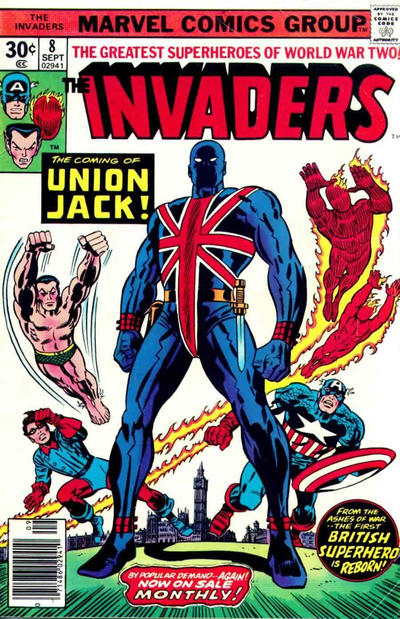 Cover for The Invaders (Marvel, 1975 series) #8 [Regular Edition]