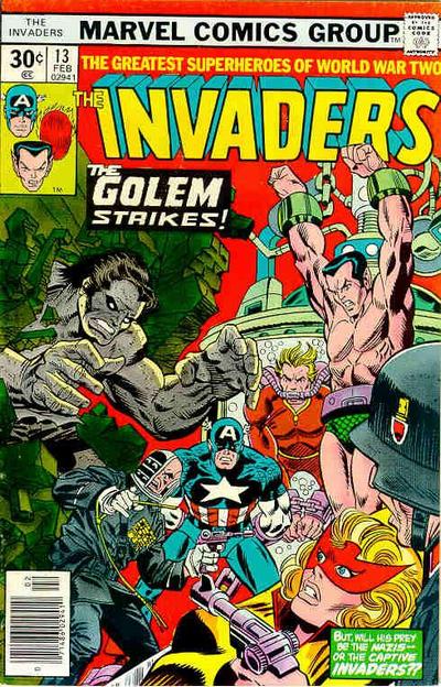 Cover for The Invaders (Marvel, 1975 series) #13 [Regular Edition]