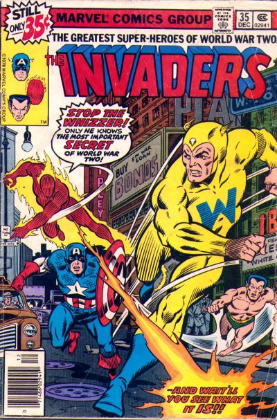 Cover for The Invaders (Marvel, 1975 series) #35 [Regular Edition]