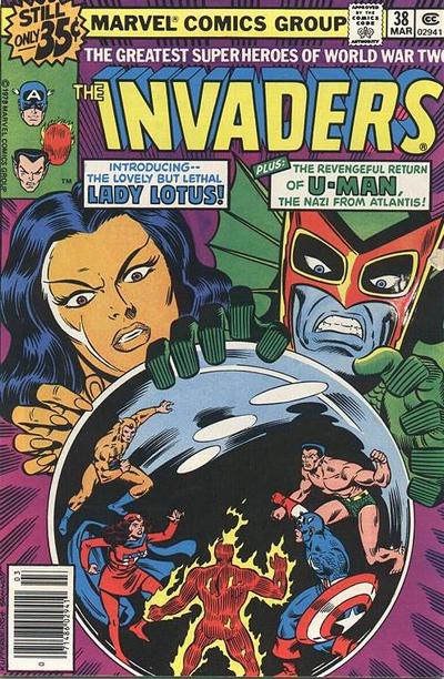 Cover for The Invaders (Marvel, 1975 series) #38 [Regular Edition]