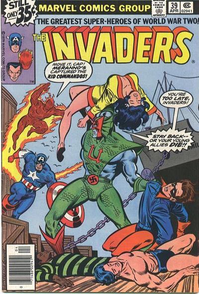Cover for The Invaders (Marvel, 1975 series) #39 [Regular Edition]