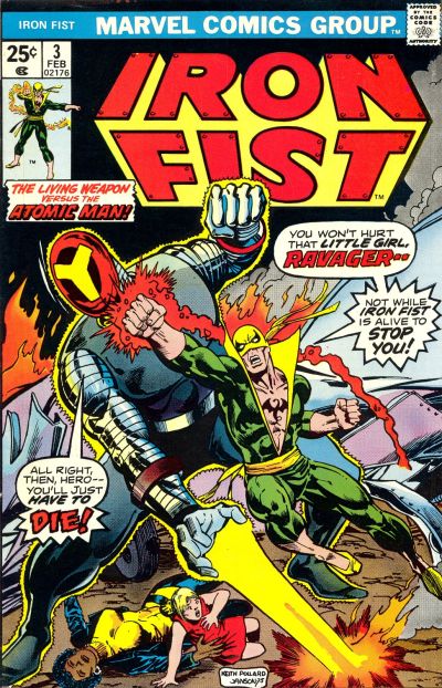 Cover for Iron Fist (Marvel, 1975 series) #3 [Regular Edition]