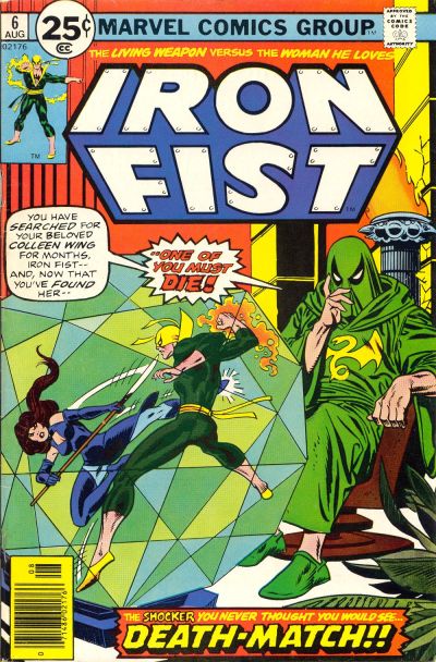 Cover for Iron Fist (Marvel, 1975 series) #6 [25¢]
