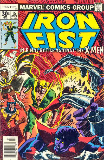 Cover for Iron Fist (Marvel, 1975 series) #15 [30¢]