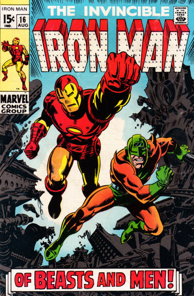 Cover for Iron Man (Marvel, 1968 series) #16
