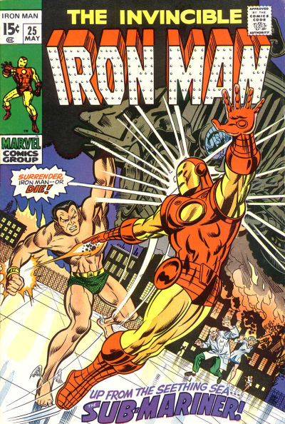 Cover for Iron Man (Marvel, 1968 series) #25