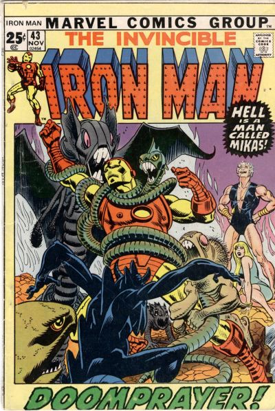 Cover for Iron Man (Marvel, 1968 series) #43