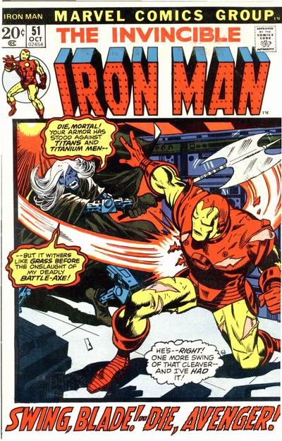 Cover for Iron Man (Marvel, 1968 series) #51