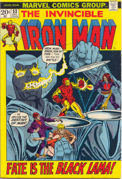 Cover for Iron Man (Marvel, 1968 series) #53