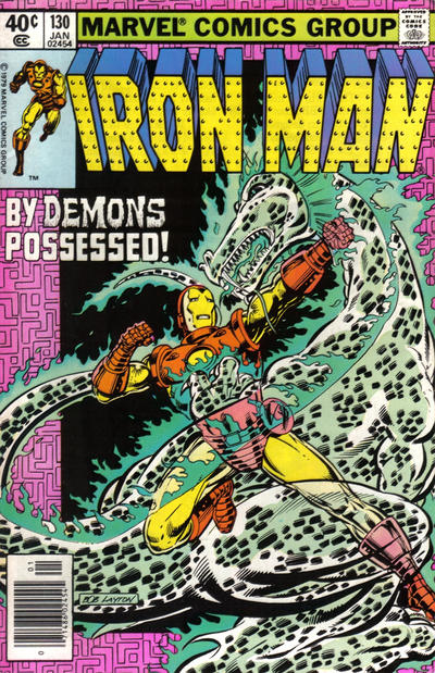 Cover for Iron Man (Marvel, 1968 series) #130 [Newsstand]