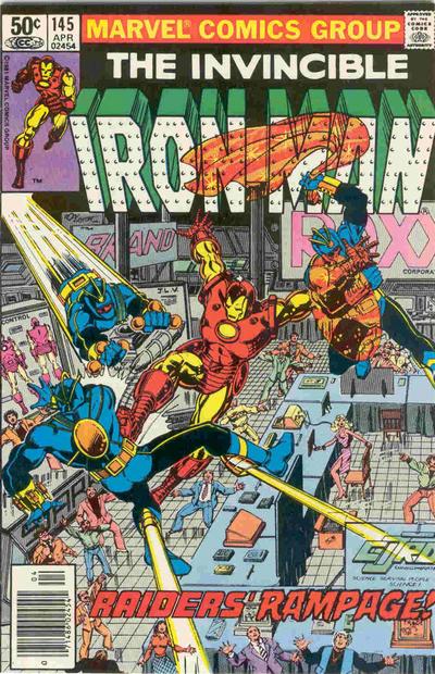 Cover for Iron Man (Marvel, 1968 series) #145 [Newsstand]