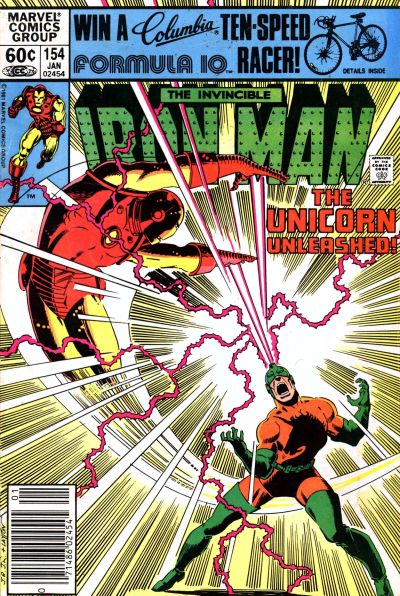 Cover for Iron Man (Marvel, 1968 series) #154 [Newsstand]