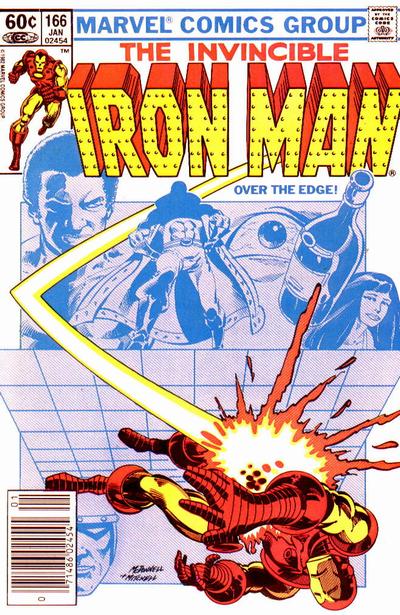 Cover for Iron Man (Marvel, 1968 series) #166 [Newsstand]