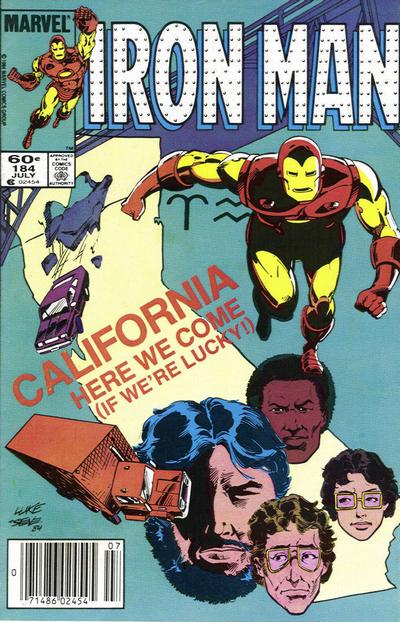 Cover for Iron Man (Marvel, 1968 series) #184 [Newsstand]