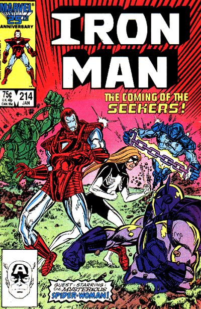 Cover for Iron Man (Marvel, 1968 series) #214 [Direct]